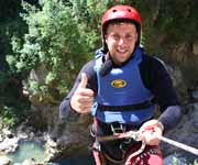 canyoning on the cetina river